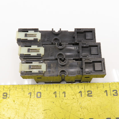 Daito P4-4S 15A 250V Fuse Holder Plug in Base Lot Of 3
