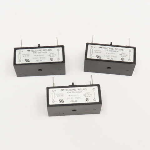 Teledyne 601-1401P Solid State Relay 3-28VDC 5A 140VAC Max Lot Of 3
