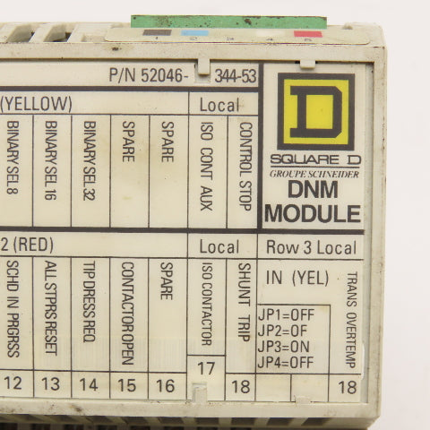 Square D 52046-344-53 Devicenet DNM Module 24VDC