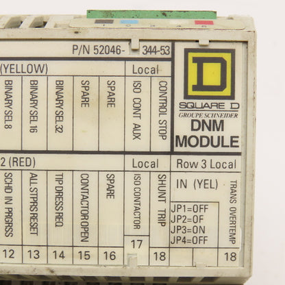 Square D 52046-344-53 Devicenet DNM Module 24VDC