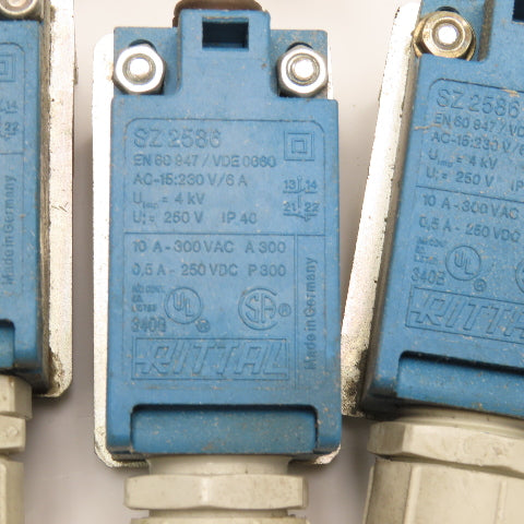 Rittal SZ 2586 300VAC 250VDC N.C Door Switch Lot Of 13