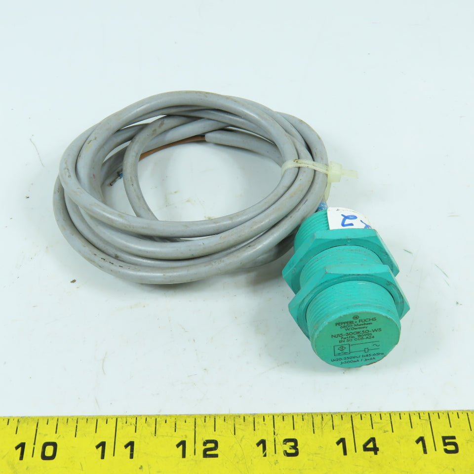 Pepperl + Fuchs NJ15-30GK50-WS Inductive Sensor 20-250VAC