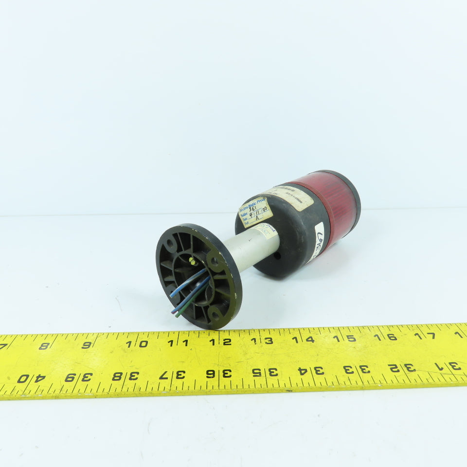 Electro-Matic EMSL31VXXXX1-10 24V Red Stack Light Beacon