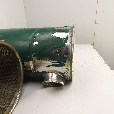 30" x 7" Stainless Steel Basket Strainer Filter Housing 2" NPT (No Lid)