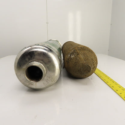 30" x 7" Stainless Steel Basket Strainer Filter Housing 2" NPT (No Lid)