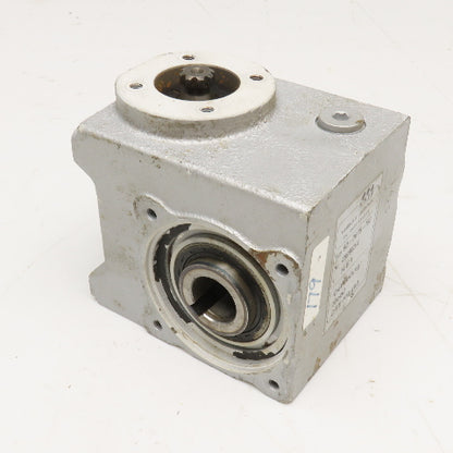 ZAE 90-0675-M2 14.5:1 Right Angle 7/8" Thru Shaft Gear Reducer
