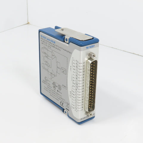 National Instruments 199272A-01L NI 9207 W/ DSUB 8-Channel Analog Input (Clean)
