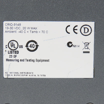 National Instruments 198944C-05L NI 9148 8-Space Ethernet Chassis CRIO-9148