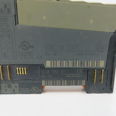 B & R Automation X20DI2377 Digital Input Module W/ Base