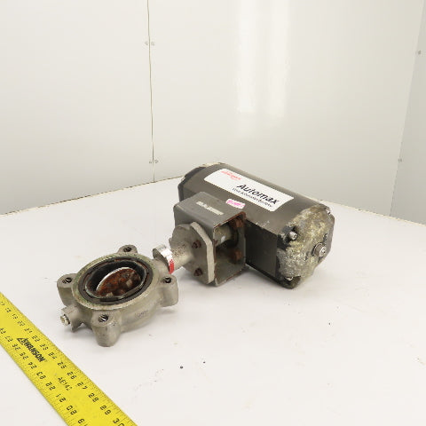 Flowserve Automax 3" Stainless Steel Air Pneumatic Actuated Gate Valve