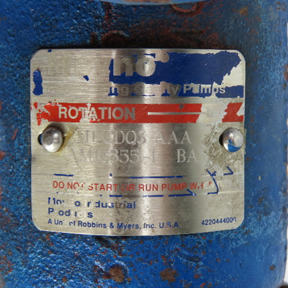 Moyno 2M1 CDQ3 AAA Progressive Cavity Pump 5/8" Shaft 1" Flanged