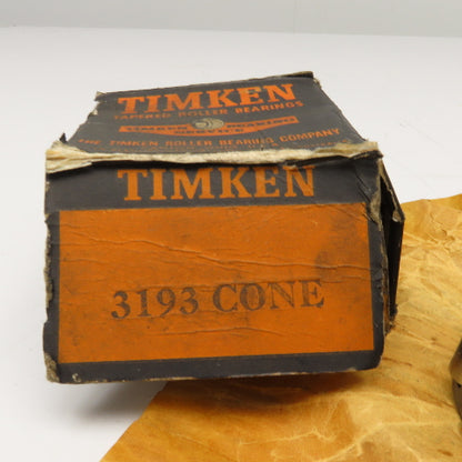 Timken 3193 1-1/4" Tapered Roller Bearing Single Cone
