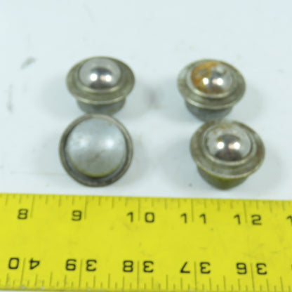 Omtec F1 1" Flange Mount Ball Transfer Conveyor Units Lot Of 4
