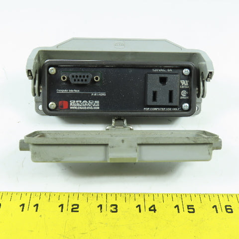 Grace Engineered P-R1-H3R0 Ethernet Panel Interface Connector W/ Harting Cover