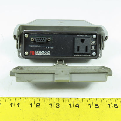 Grace Engineered P-R1-H3R0 Ethernet Panel Interface Connector W/ Harting Cover