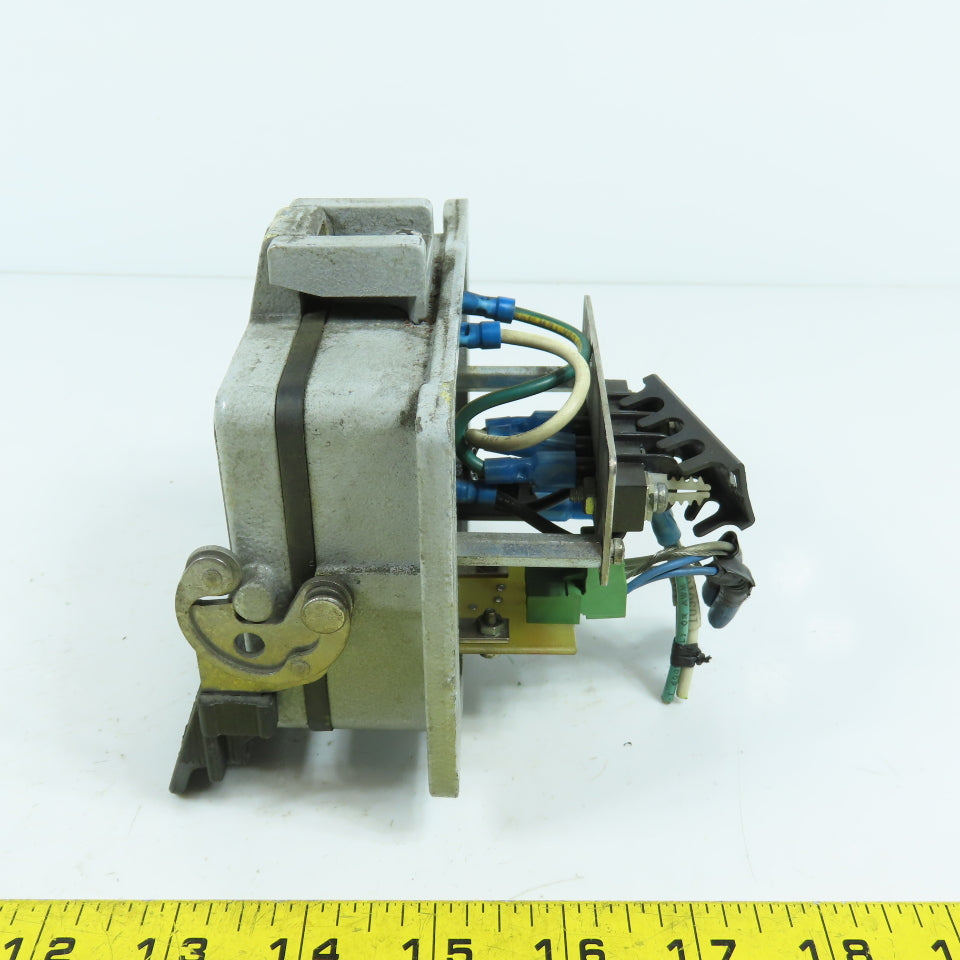 Mencom Panel Interface Connector Dual 115V Outlets Nema 4