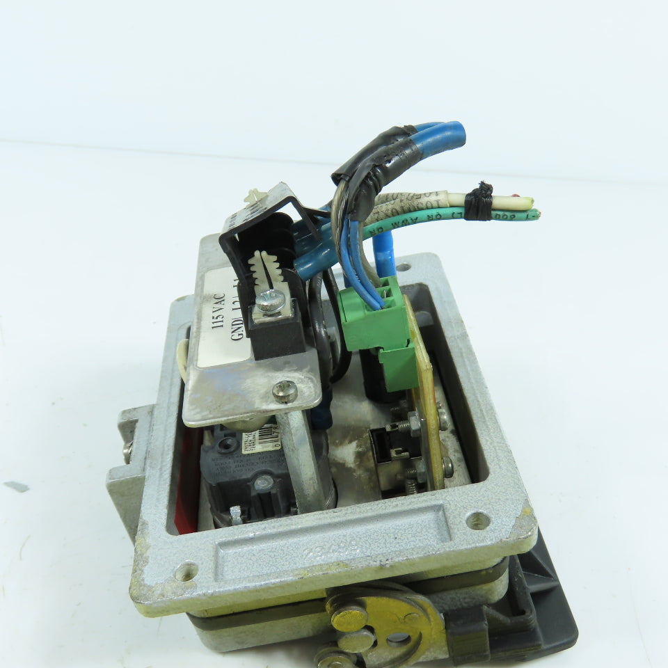 Mencom Panel Interface Connector Dual 115V Outlets Nema 4