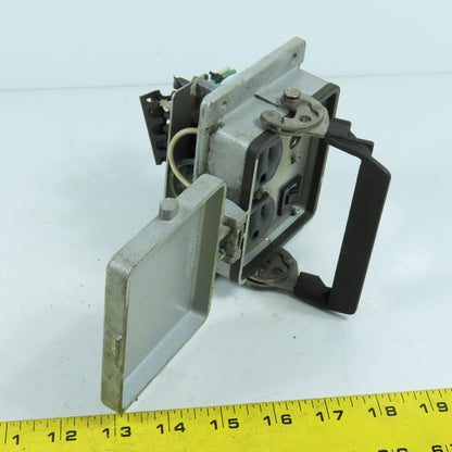 Mencom Panel Interface Connector Dual 115V Outlets Nema 4