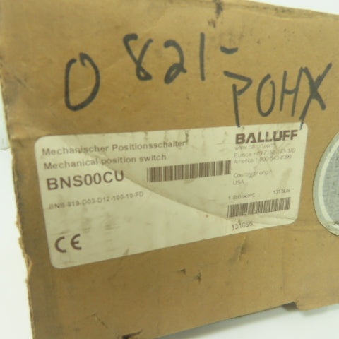 Balluff BNS 819-D03-D12-1000-10-FD BNS00CU Mechanical Position Limit Switch NEW