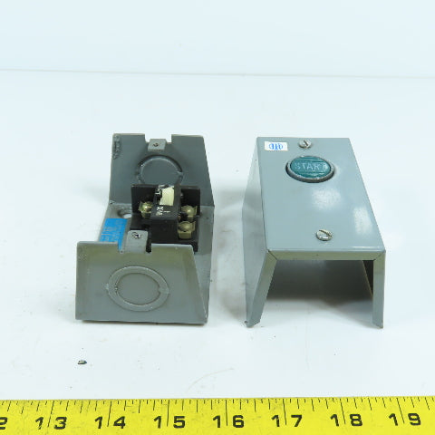 ITE H1 Non-Reversing Start Only Push Control Station Switch 600VAC