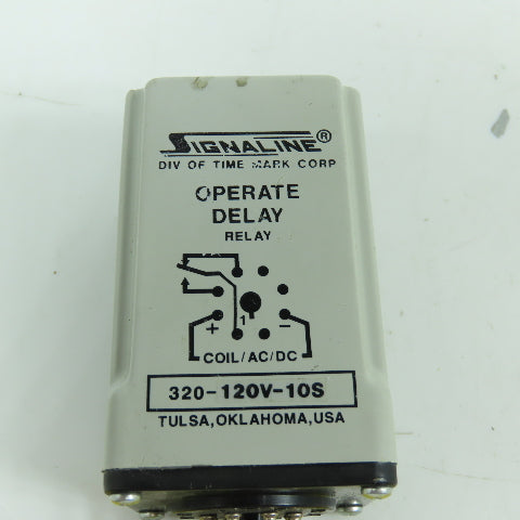 Signaline 320-120V-10S Operate Time Delay Relay 120V 10 Seconds