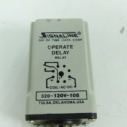 Signaline 320-120V-10S Operate Time Delay Relay 120V 10 Seconds