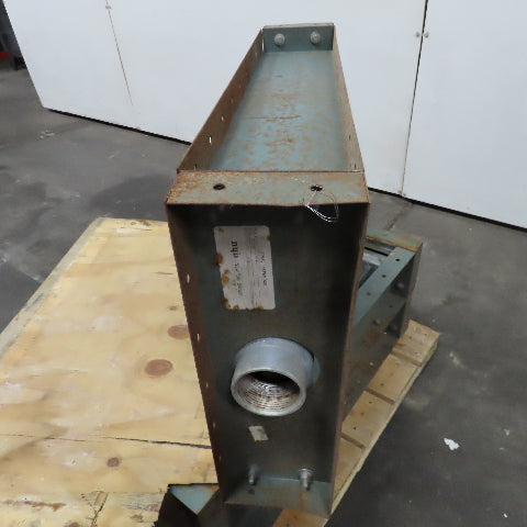 New York Blower Size 1524 15" x 24" Steel Fin Steam Coil 2-1/2" NPT