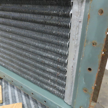 New York Blower Size 1524 15" x 24" Steel Fin Steam Coil 2-1/2" NPT