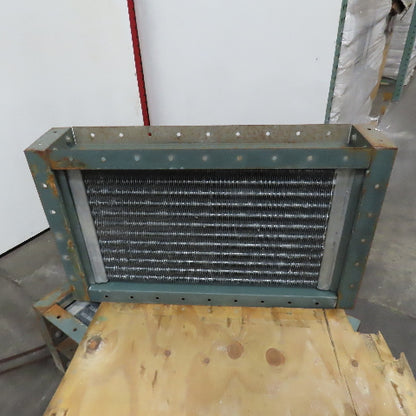 New York Blower Size 1524 15" x 24" Steel Fin Steam Coil 2-1/2" NPT
