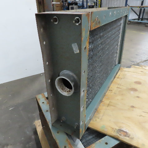New York Blower Size 1524 15" x 24" Steel Fin Steam Coil 2-1/2" NPT