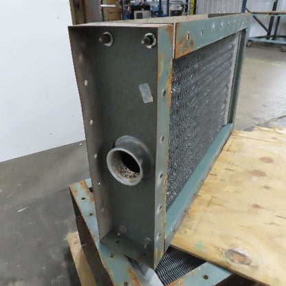 New York Blower Size 1524 15" x 24" Steel Fin Steam Coil 2-1/2" NPT