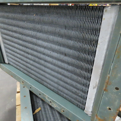 New York Blower Size 1524 15" x 24" Steel Fin Steam Coil 2-1/2" NPT