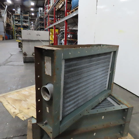 New York Blower Size 1524 15" x 24" Steel Fin Steam Coil 2-1/2" NPT