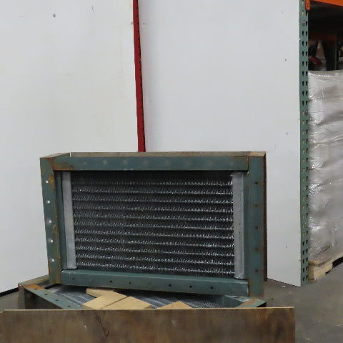 New York Blower Size 1524 15" x 24" Steel Fin Steam Coil 2-1/2" NPT