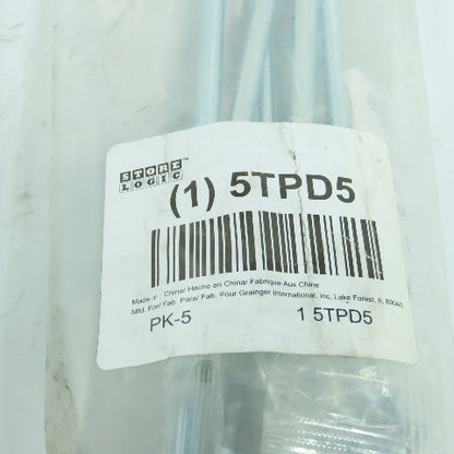 Store Logic 5TPD5 Single Rod Pegboard Hook For 1/4" x 1" Screw-In Lot Of 15