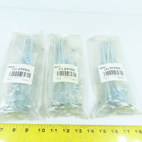 Store Logic 5TPD5 Single Rod Pegboard Hook For 1/4" x 1" Screw-In Lot Of 15
