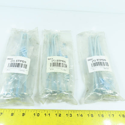 Store Logic 5TPD5 Single Rod Pegboard Hook For 1/4" x 1" Screw-In Lot Of 15