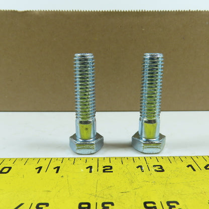 1/2-13 x 2" Partial Thread Grade 5 Hex Head Bolt Zinc Lot Of 150 NEW