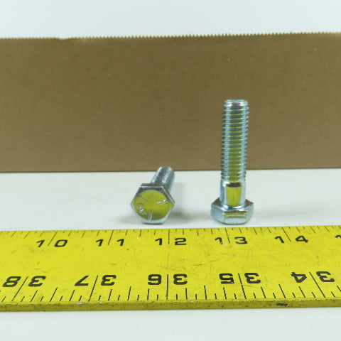1/2-13 x 2" Partial Thread Grade 5 Hex Head Bolt Zinc Lot Of 150 NEW