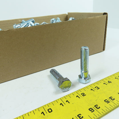 1/2-13 x 2" Partial Thread Grade 5 Hex Head Bolt Zinc Lot Of 150 NEW