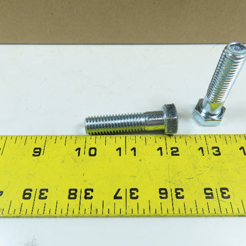 1/2-13 x 2" Partial Thread Grade 5 Hex Head Bolt Zinc Lot Of 150 NEW