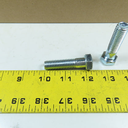 1/2-13 x 2" Partial Thread Grade 5 Hex Head Bolt Zinc Lot Of 150 NEW