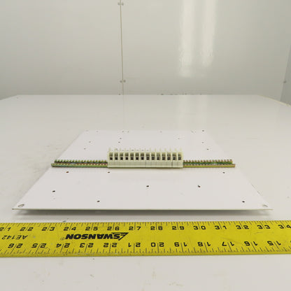 Hoffman A16P14 Steel Backplate W/ Terminal Block For 16" x 14" Enclosure