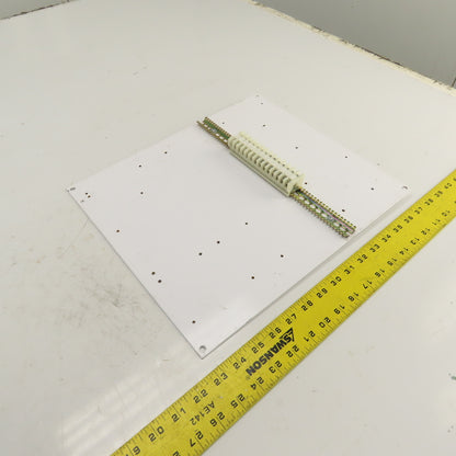 Hoffman A16P14 Steel Backplate W/ Terminal Block For 16" x 14" Enclosure