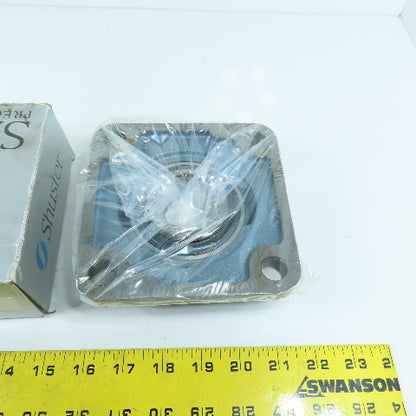 Shuster UCF209-28 4 Bolt Flange Mounted Ball Bearing Unit 1.75" Bore NEW