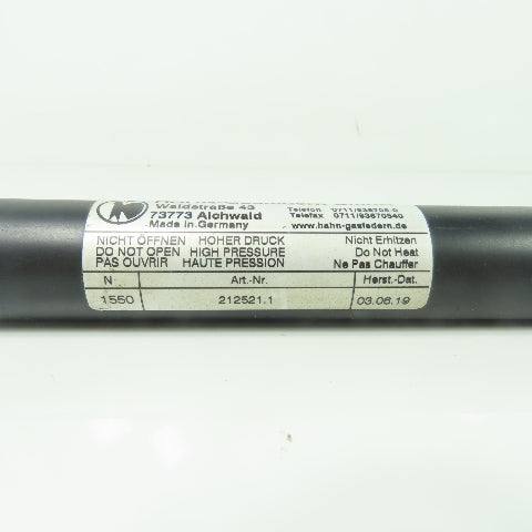 Hahn-Gasfedern 212521.1 Gas Pressure Spring Cylinder