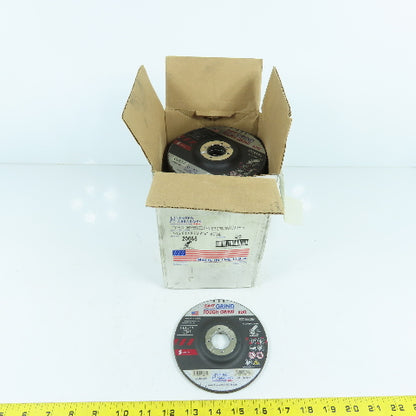 United Abrasives 20065 A24T Type 27 Grinding Wheels 4-1/2 x 1/4 x 7/8 Lot/25