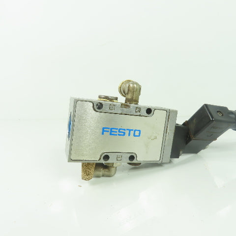 Festo MFH-5-1/4-B Pneumatic Solenoid Valve 2-10Bar 28-145PSI 24VDC Coil