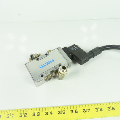 Festo MFH-5-1/4-B Pneumatic Solenoid Valve 2-10Bar 28-145PSI 24VDC Coil