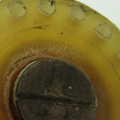 PU 70X25X1 67mm OD X 25mm W Tire Polyurethane Rubber Bearing Lot Of 3